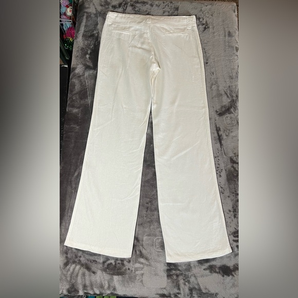 White Linen Pants - Picture 10 of 13